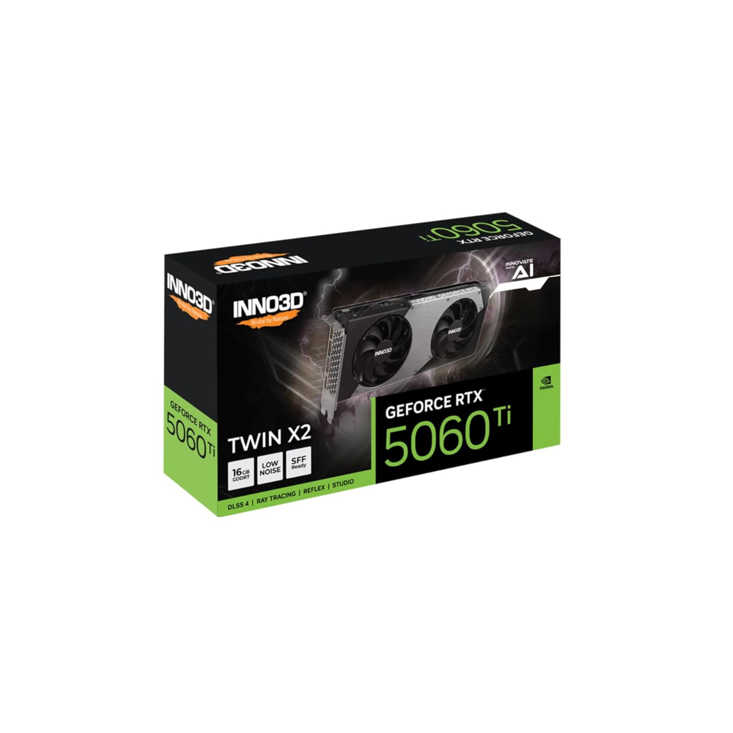 Inno3D Graphics Card RTX 5060 Ti 16GB Twin X2 OC Inno3D Graphics Card RTX 5060 Ti 16GB Twin X2 OC